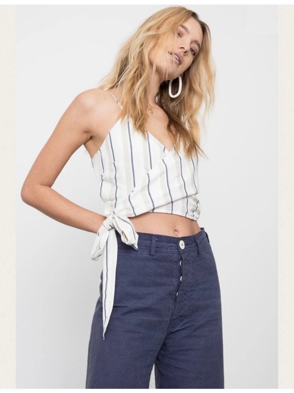 💙 Rails Juliana Wrap Top in Coco Stripe